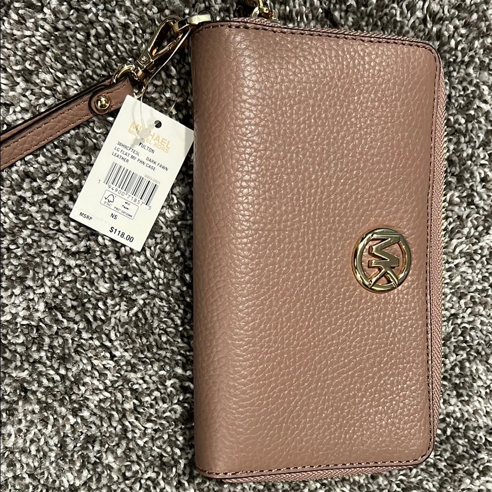 Michael Kors Pebbled Leather Wallet